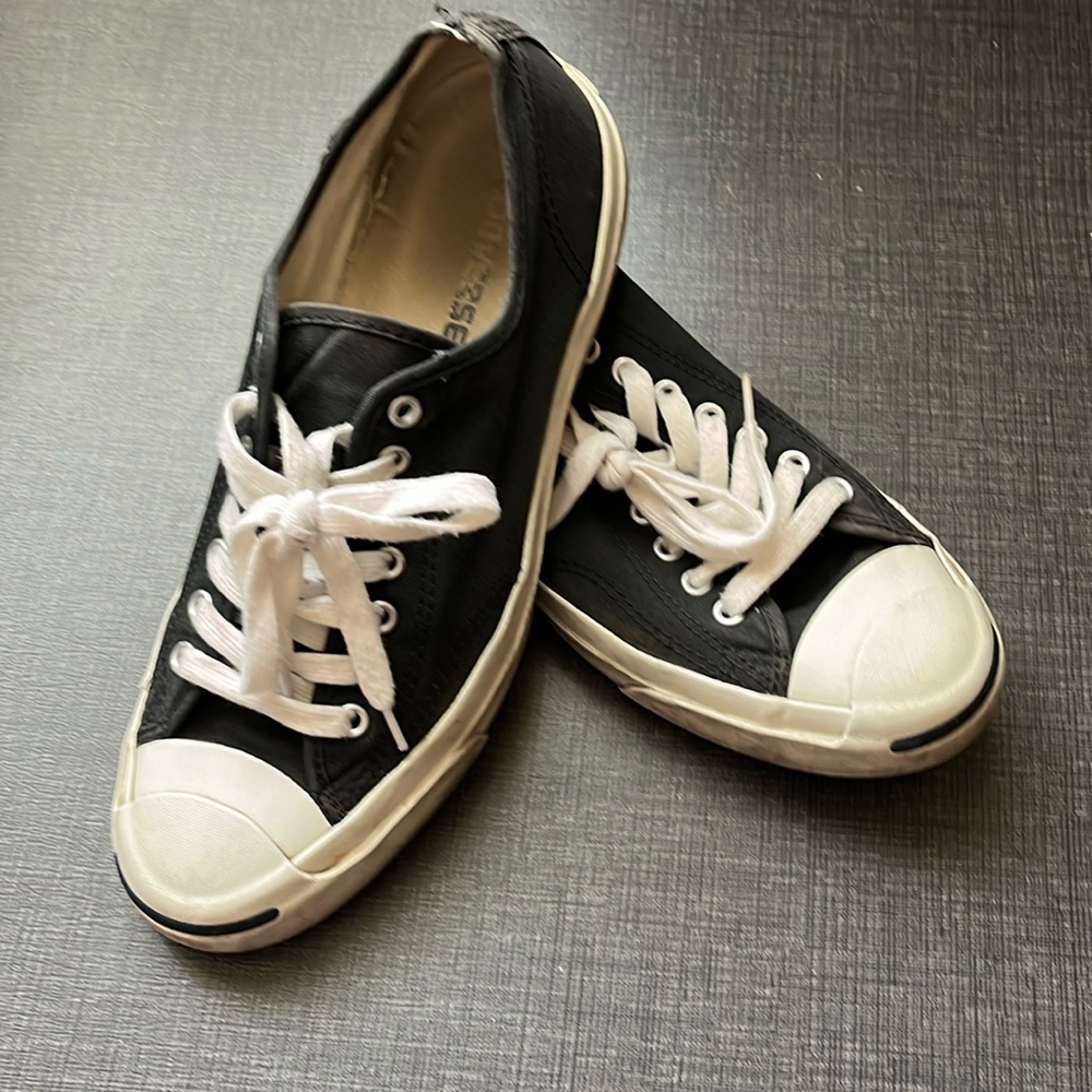 Converse Jack Purcell Black and White Men's Shoes